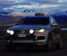 Rainer Zietlow im Touareg V6 TDI mit neuem Streckenrekord auf der berühmten Carretera Panamericana 